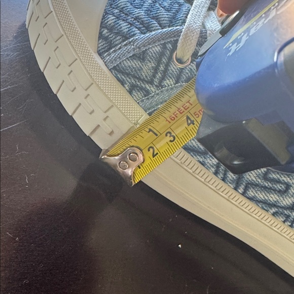 Fendi Denim Blue and White Logo Sneakers - Picture 5 of 5